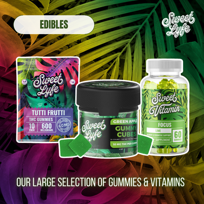 Gummies, edibles and vitamins 