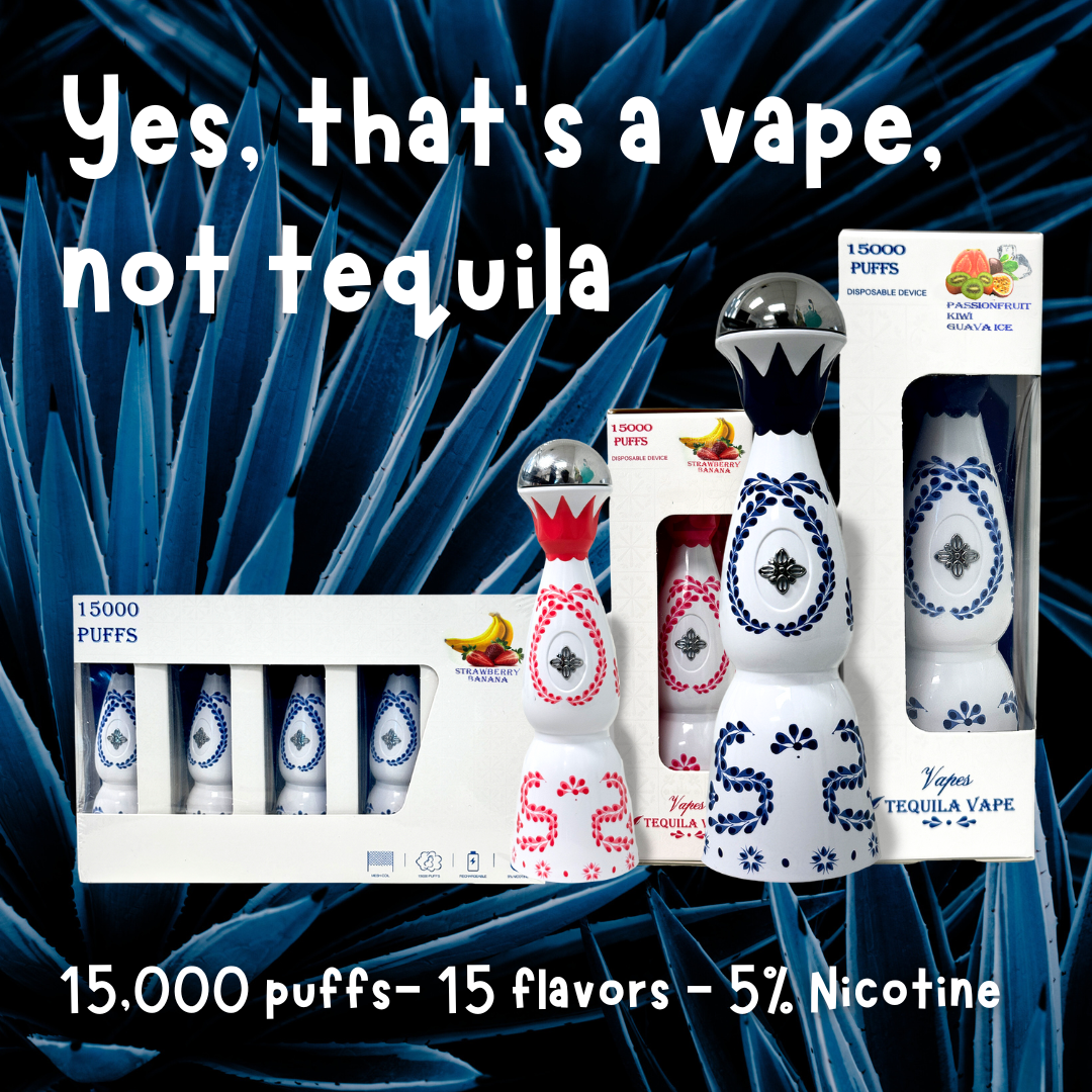 Tequila Vape Flavor Collection: 15,000 Puffs of 5% Nicotine – Sweet Lyfe