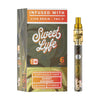 Disposable Vape Pen 2.5ml Infused with Live Resin + THCP - Sunset Sherbert - Hybrid