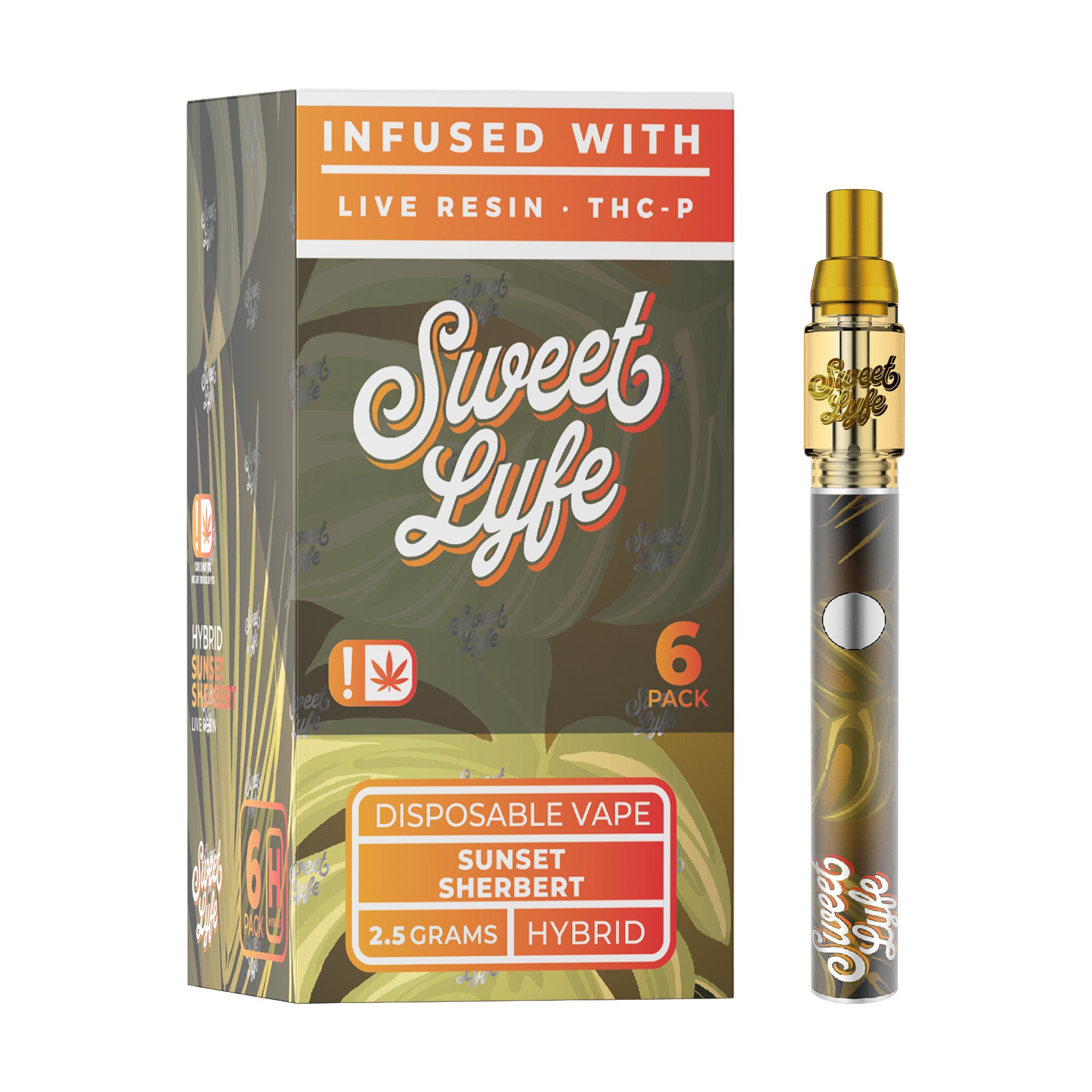 sunset sherbet vape juice Shop 2.5ml Delta 8 Disposable Vape Pen|Live Resin D8 + THCP