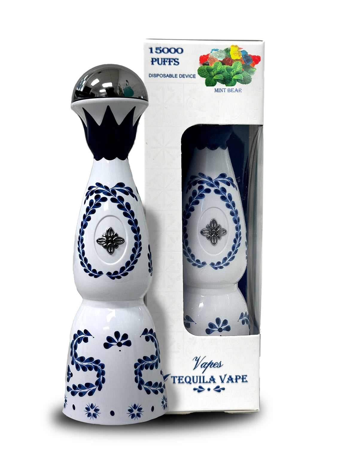 Tequila Vape - Mint Bear, 15,000 Puffs, 5% Nicotine