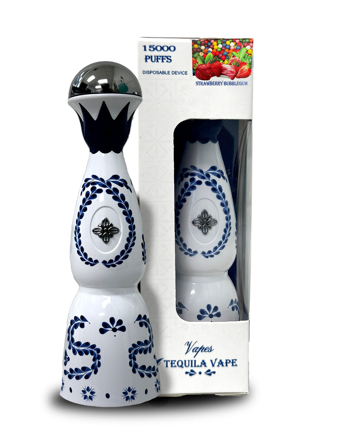 Tequila Vape - Strawberry Bubblegum, 15,000 Puffs, 5% Nicotine