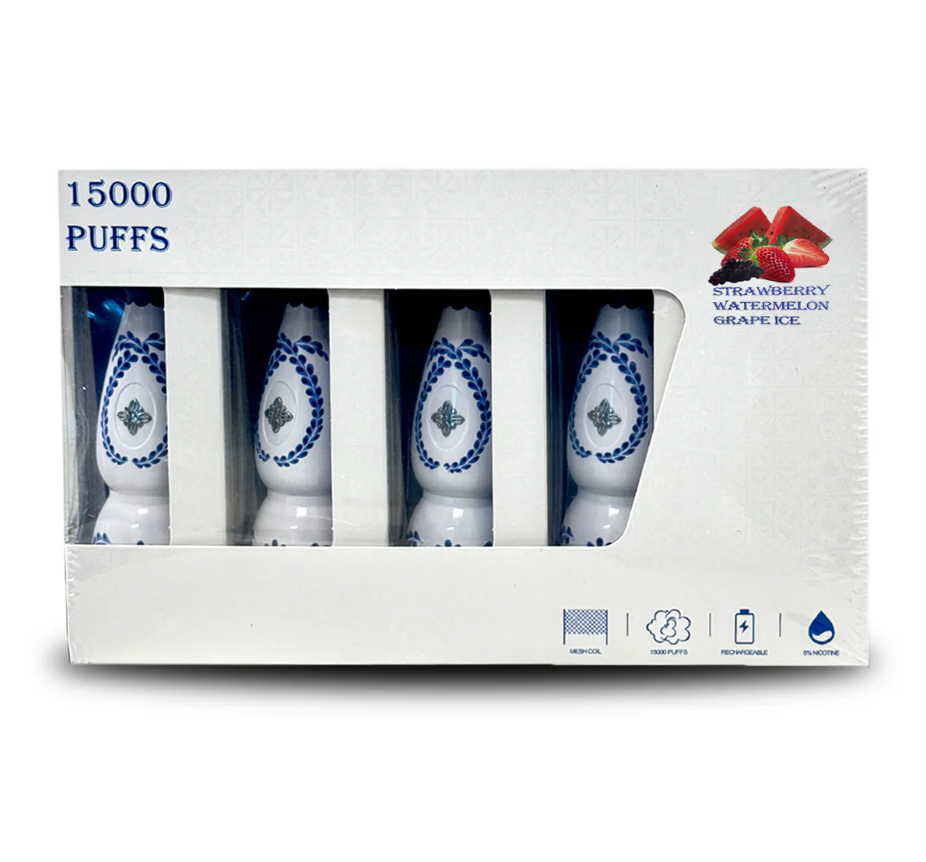 Tequila Vape - Strawberry Banana Dragonfruit, 15,000 Puffs, 5% Nicotine