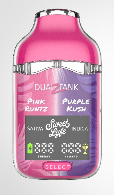 Sweet Lyfe Dual Tank – Pink Runtz x Purple Kush (2ML)