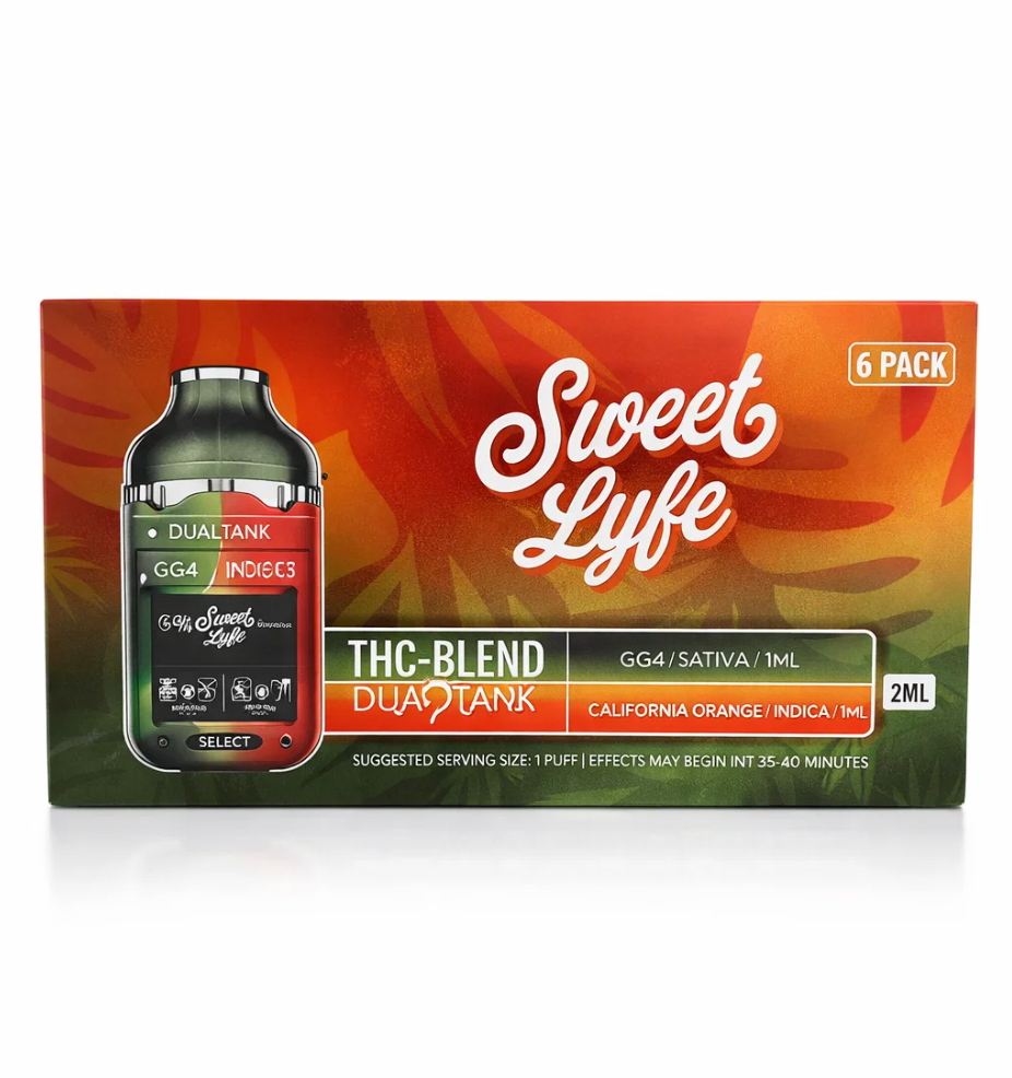 Sweet Lyfe Dual Tank – GG4 x California Orange (2ML)