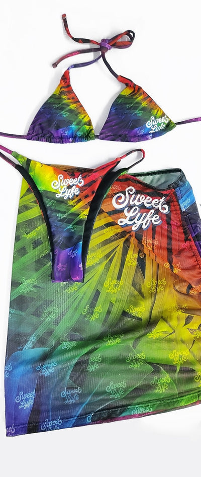 Sweet Lyfe Color Bikini Set Top & Bottom