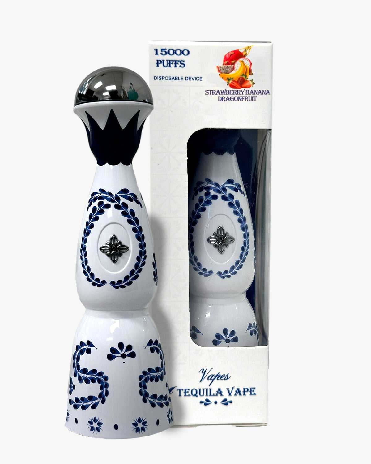 Tequila Vape - Strawberry Banana Dragonfruit, 15,000 Puffs, 5% Nicotine