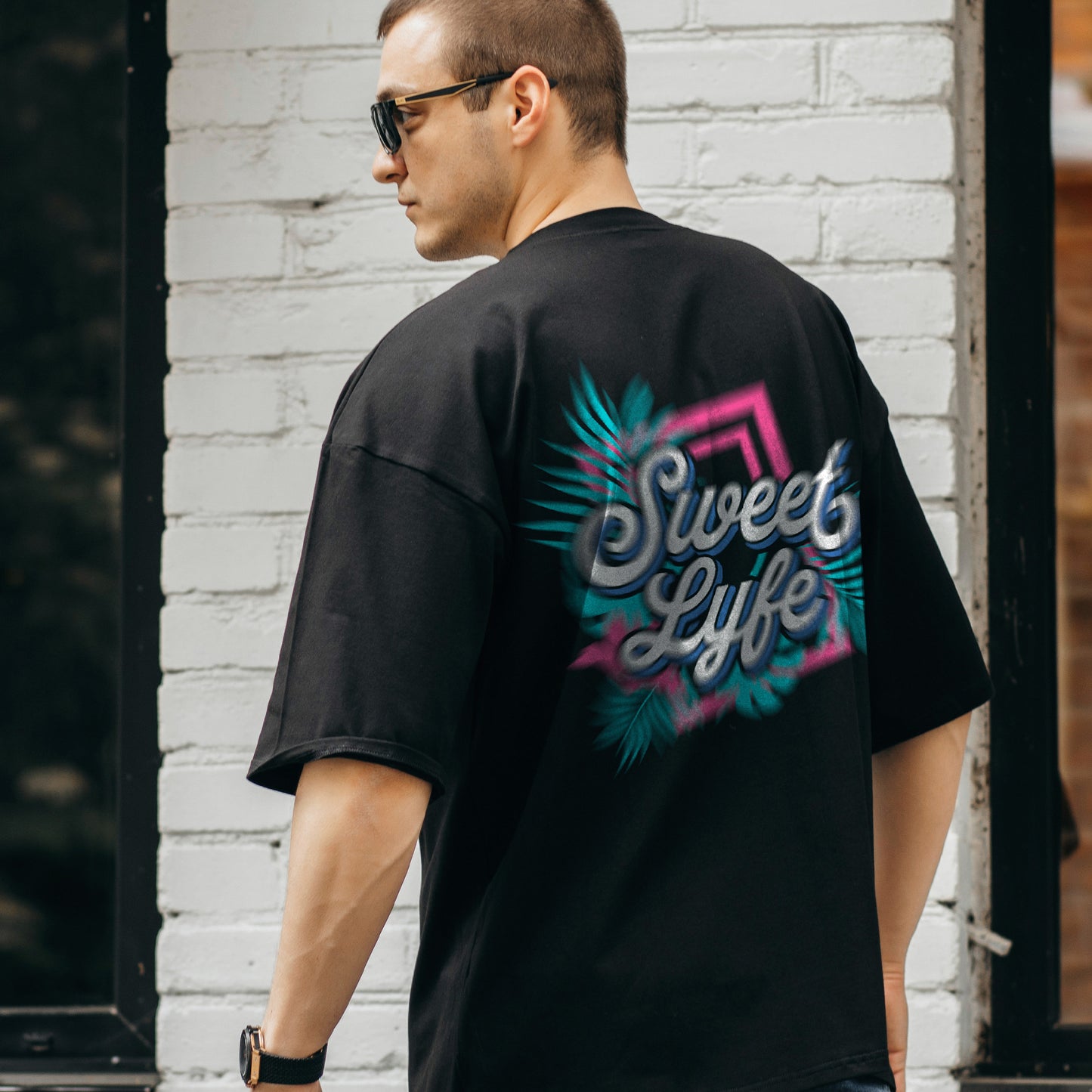 Over Size T-Shirt -   You Good? - Sweet Lyfe - Mens