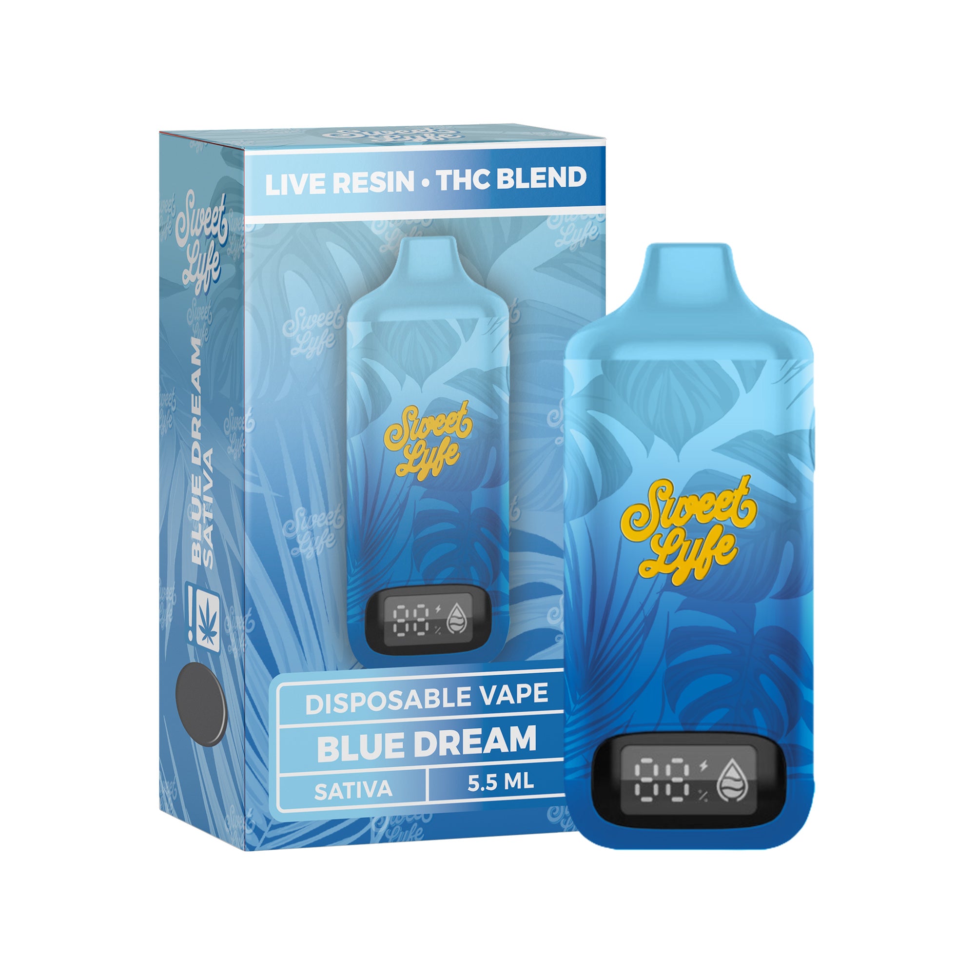 5.5ML Disposable - Live Resin • THC Blend  - Blue Dream - Sativa