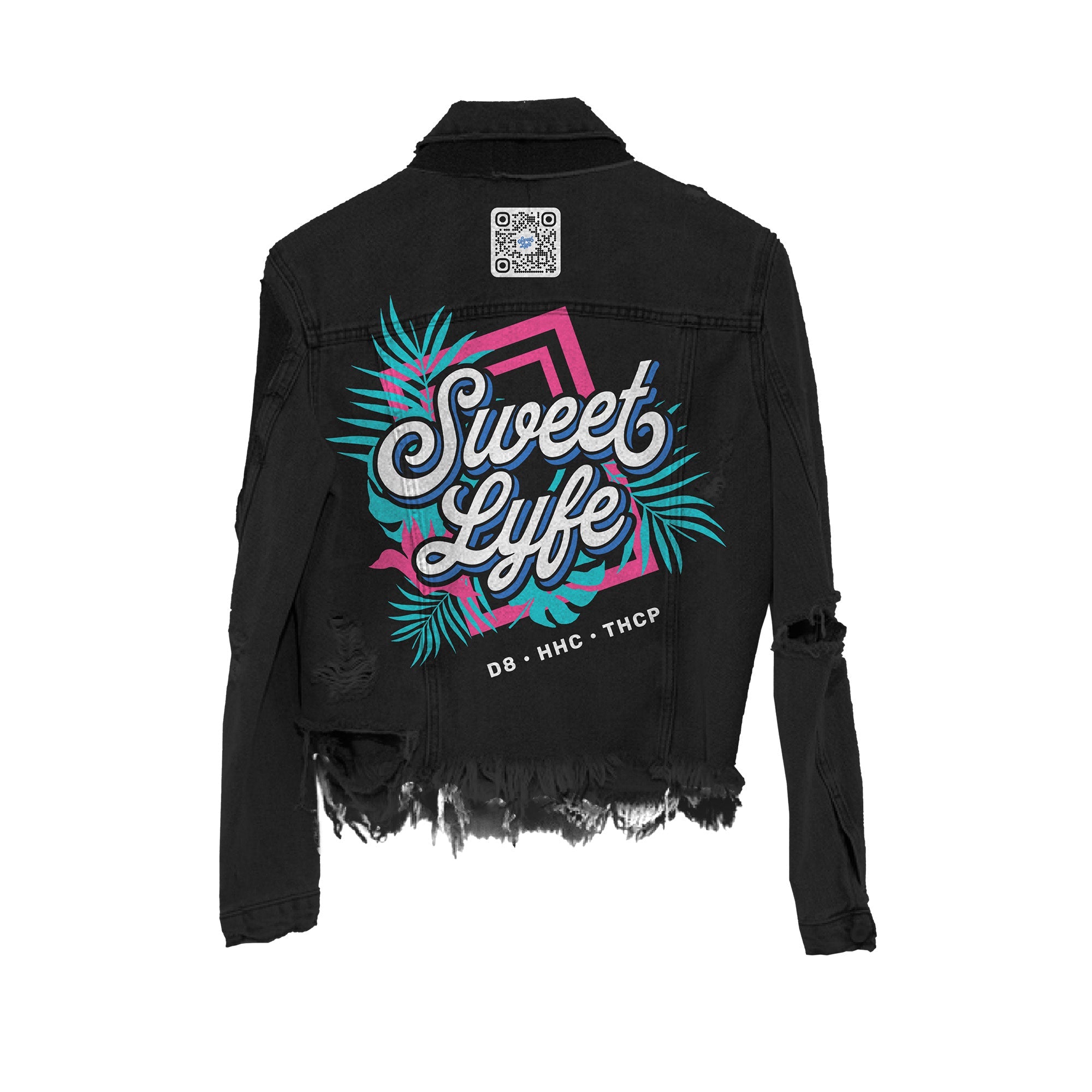 Sweet Lyfe Black Jeans Jacket - Womens