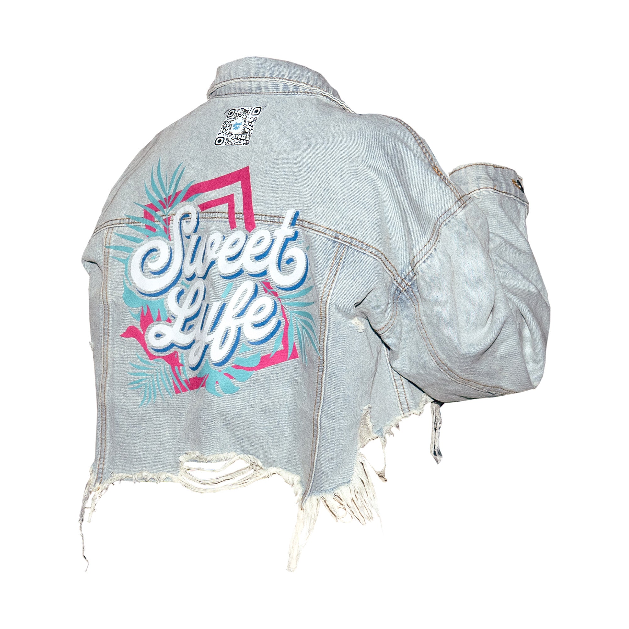 Sweet Lyfe Blue Jeans Jacket - Womens