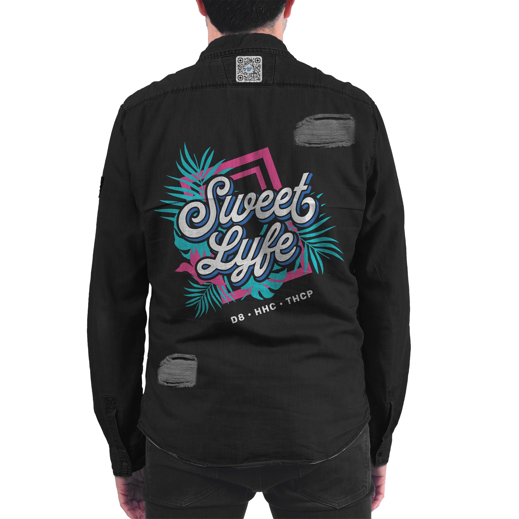 Sweet Lyfe Black Jeans Jacket - Mens