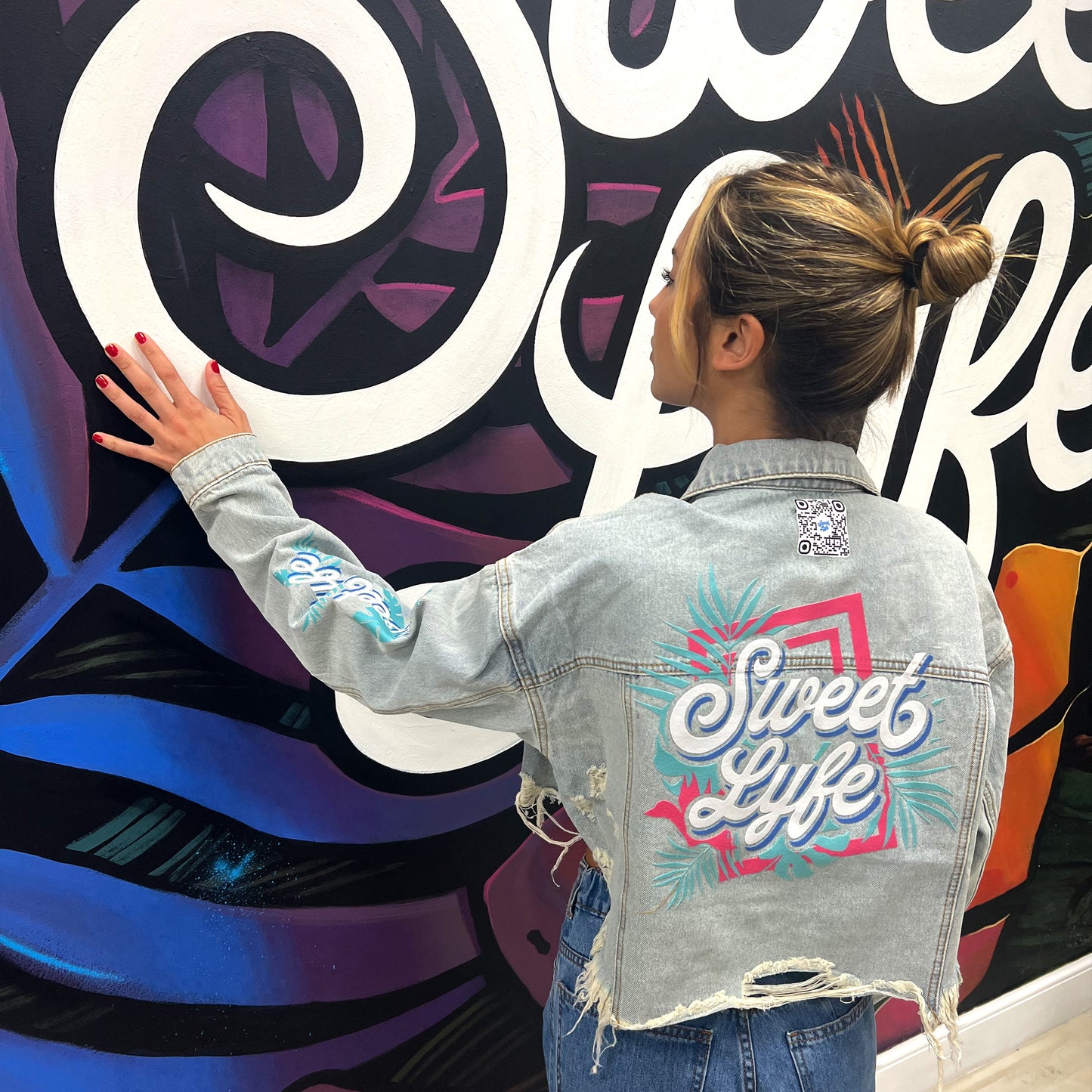 Sweet Lyfe Blue Jeans Jacket - Womens